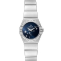 Omega Constellation Orbis Star Steel Diamond Ladies Watch 123.15.24.60.03.001 Box Card