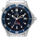 Omega Seamaster Diver 300M GMT Steel Co-Axial Blue Dial Mens Watch 2535.80.00 Omega Seamaster Diver 300M GMT Steel Co-Axial Blue Dial Mens Watch 2535.80.00