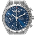 Omega Speedmaster Day-Date 39 Blue Dial Steel Mens Watch 3523.80.00