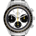 Omega Speedmaster Racing Yellow Hand Steel Mens Watch 326.30.40.50.04.001 Box Card