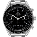 Omega Speedmaster Reduced Hesalite Chronograph Steel Mens Watch 3510.50.00