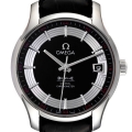 Omega DeVille Hour Vision Black Dial Mens Watch 431.33.41.21.01.001 Box Card