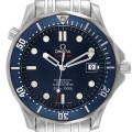 Omega Seamaster Diver 300M James Bond Steel Mens Watch 2220.80.00 Box Card Omega Seamaster Diver 300M James Bond Steel Mens Watch 2220.80.00 Box Card