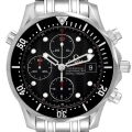 Omega Seamaster Chronograph Black Dial Watch 213.30.42.40.01.001 Box Card