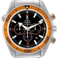 Omega Seamaster Planet Ocean XL Chrono Mens Watch 2218.50.00 Box Card