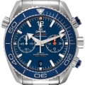 Omega Planet Ocean Chronograph Blue Dial Mens Watch 215.30.46.51.03.001 Box Card