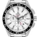 Omega Aqua Terra GMT Chronograph Steel Mens Watch 231.10.44.52.04.001 Box Card