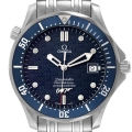Omega Seamaster 40 Years James Bond Blue Dial Watch 2537.80.00 Box Card