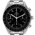 Omega Speedmaster Reduced Hesalite Chronograph Steel Mens Watch 3510.50.00