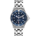 Omega Seamaster Diver 300M 28mm Steel Ladies Watch 2583.80.00 Box Card