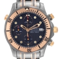 Omega Seamaster 41mm Titanium 18K Rose Gold Mens Watch 2296.80.00