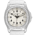 Patek Philippe Aquanaut Steel White Dial Diamond Ladies Watch 5067