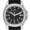 Patek Philippe Aquanaut Steel Black Dial Diamond Mens Watch 5267 Unworn