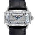 Patek Philippe Gondolo White Gold Mother of Pearl Diamond Ladies Watch 4992 Papers