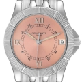 Patek Philippe Neptune Salmon Dial Steel Mens Watch 5080 Box Papers