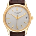 Patek Philippe Calatrava Yellow Gold Automatic Mens Watch 3998 Box Papers