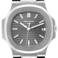 Patek Philippe Nautilus 18K White Gold Black Strap Mens Watch 5711 Box Papers Patek Philippe Nautilus 18K White Gold Black Strap Mens Watch 5711 Box Papers