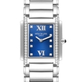 Patek Philippe Twenty-4 Blue Dial Steel Diamond Ladies Watch 4910 Papers