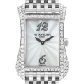 Patek Philippe Gondolo White Gold Mother of Pearl Diamond Ladies Watch 4972