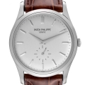 Patek Philippe Calatrava White Gold Mechanical Mens Watch 5196G