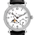 Patek Philippe Complications Moonphase Platinum Mens Watch 5015 Box Papers