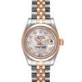 Rolex Datejust 26 Steel Rose Gold Meteorite Diamond Dial Ladies Watch 179161 Box Papers