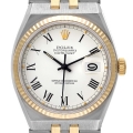 Rolex Oysterquartz Datejust Steel Yellow Gold Buckley Dial Mens Watch 17013