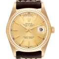 Rolex President Day-Date Yellow Gold Champagne Dial Mens Watch 18038