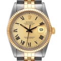 Rolex Datejust Steel Yellow Gold Buckley Dial Vintage Mens Watch 16013 Rolex Datejust Steel Yellow Gold Buckley Dial Vintage Mens Watch 16013