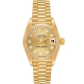 Rolex Datejust President Yellow Gold Diamond Dial Ladies Watch 69178 Rolex Datejust President Yellow Gold Diamond Dial Ladies Watch 69178