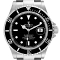 Rolex Submariner Date 40mm Black Dial Steel Mens Watch 16610 Box Card