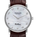 Rolex Cellini Classic White Gold Mother of Pearl Mens Watch 5115