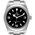 Rolex Explorer I Black Dial Stainless Steel Mens Watch 114270