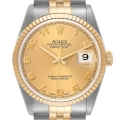Rolex Datejust Stainless Steel Yellow Gold Mens Watch 16233 Papers Rolex Datejust Stainless Steel Yellow Gold Mens Watch 16233 Papers