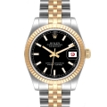 Rolex Datejust Midsize 31mm Steel Yellow Gold Ladies Watch 178273 Box Papers