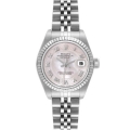 Rolex Datejust White Gold Decorated Mother of Pearl Ladies Watch 79174 Box Papers