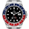 Rolex GMT Master 40mm Blue Red Pepsi Bezel Steel Mens Watch 16700 Box Papers