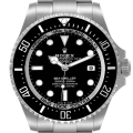 Rolex Seadweller Deepsea 44 Black Dial Steel Mens Watch 136660 Unworn