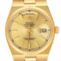Rolex Oysterquartz President Day-Date Yellow Gold Mens Watch 19018