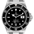 Rolex Submariner Date Black Dial Steel Mens Watch 16610 Box Papers