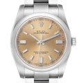 Rolex Oyster Perpetual 36 White Grape Dial Steel Mens Watch 116000 Box Card