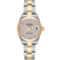 Rolex Datejust Steel Yellow Gold Ivory Anniversary Dial Ladies Watch 79163