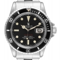 Rolex Submariner Vintage Black Mark V Dial Steel Mens Watch 1680