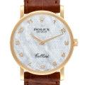 Rolex Cellini Classic Yellow Gold Mother of Pearl Dial Mens Watch 5115