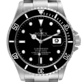 Rolex Submariner Date 40mm Black Dial Steel Mens Watch 16610
