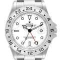 Rolex Explorer II GMT 40mm Polar White Dial Steel Mens Watch 16570
