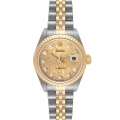 Rolex Datejust Steel Yellow Gold Diamond Anniversary Dial Ladies Watch 79173