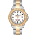 Rolex Yachtmaster Steel 18K Yellow Gold Ladies Watch 169623 Box Papers