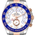 Rolex Yachtmaster II Steel Rose Gold Mens Watch 116681 Box Card