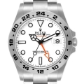 Rolex Explorer II Polar White Dial Orange Hand Steel Mens Watch 226570 Unworn